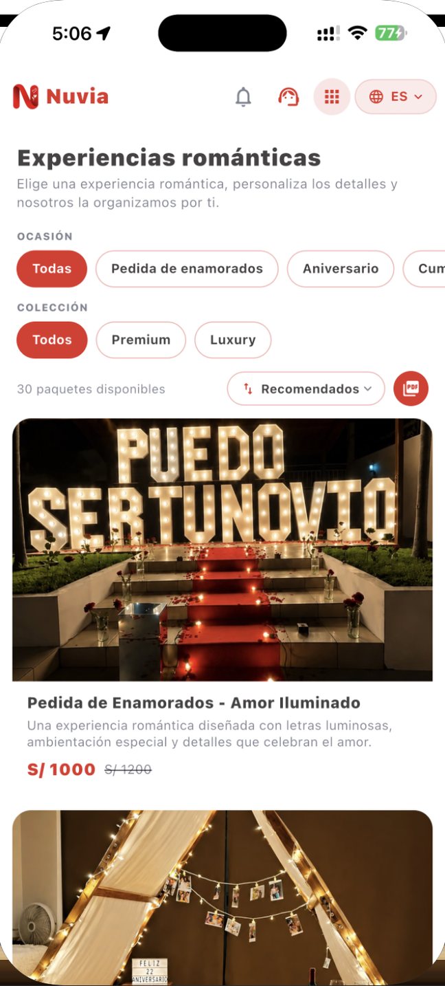 Experiencias con precio a la vista